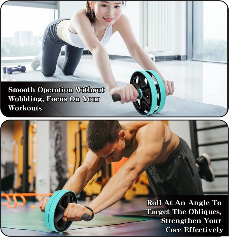 FEELCAT Ab roller wheel abdominal exercise core workout weight loss no noise easy to assembling light weight perfect home gym equipment for men & women - Image 2